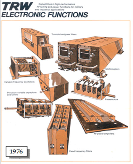 TRW won the contract to supply all UHF filters 