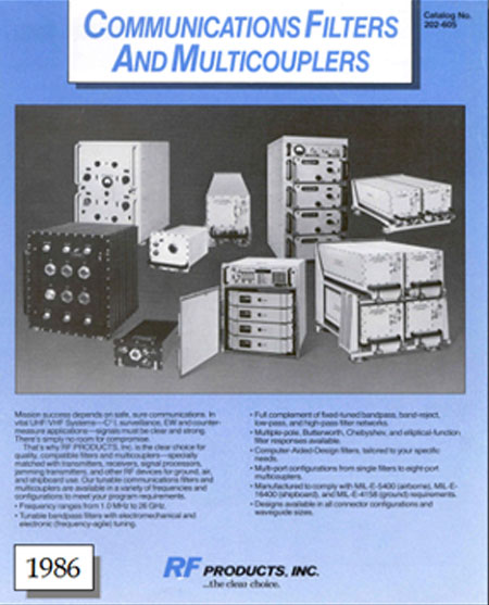 RF Products defining a radio communications system