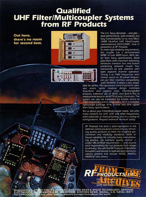 Qualified UHF Filter/ Multicoupler Systems from RF Products